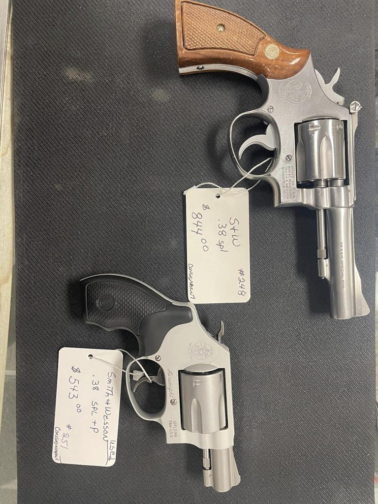 S&W .38 Special and S&W .38 Special +P